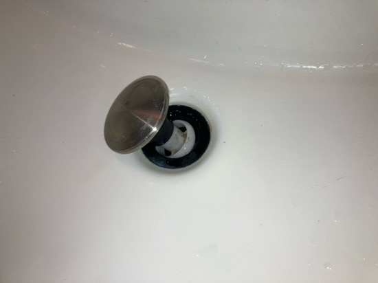 Broken drain plug found during home inspection Spring Hill FL