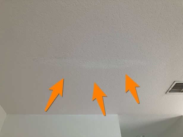 Ceiling inspection Spring Hill FL home inspector