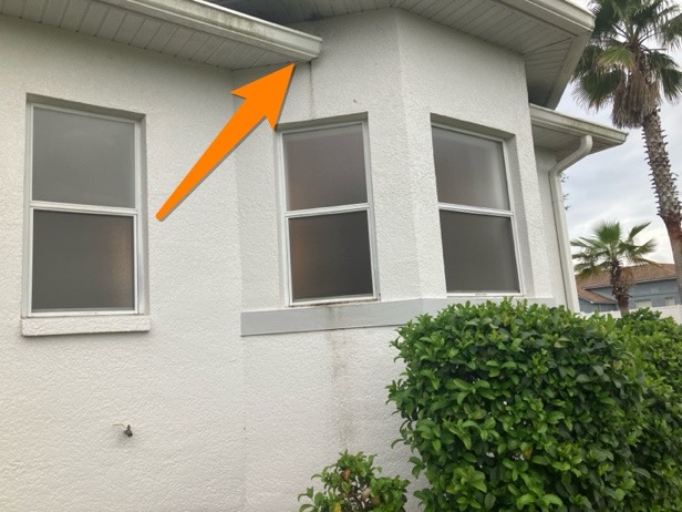 Faulty gutter Spring Hill full home inspection