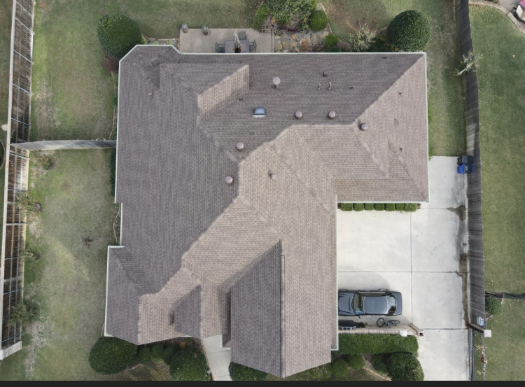 Hip roof geometry documented during Florida wind mitigation inspection Hernando County